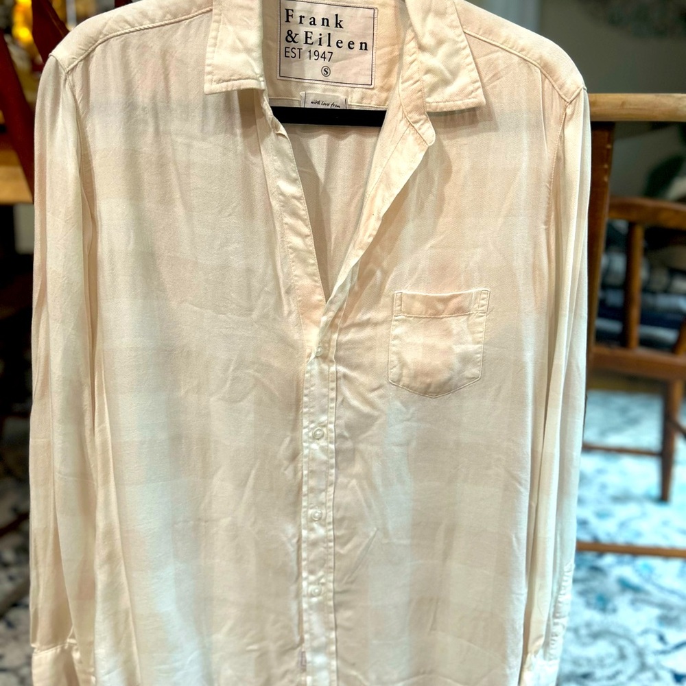 Frank And Eileen Relaxed Button Up Top - image 1